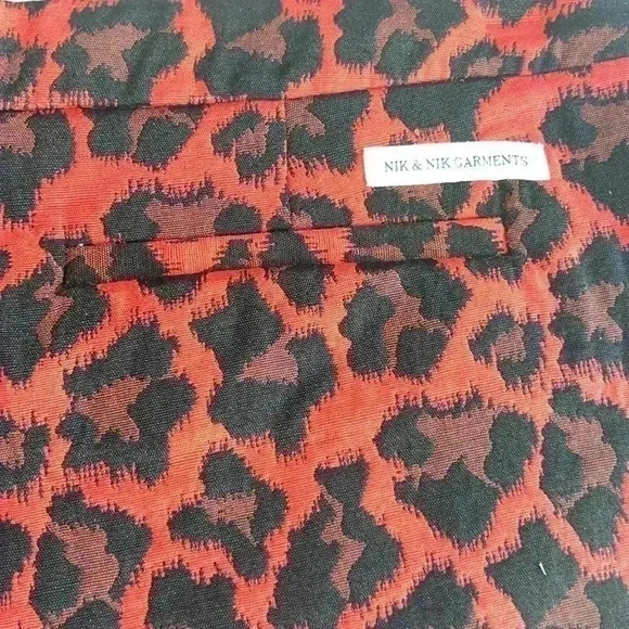 Nik & Nik Girl’s Red Leopard Shorts - Picture 6 of 6